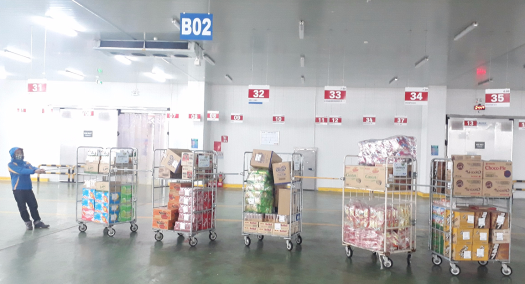 ứng dụng xe lồng sắt gấp gọn